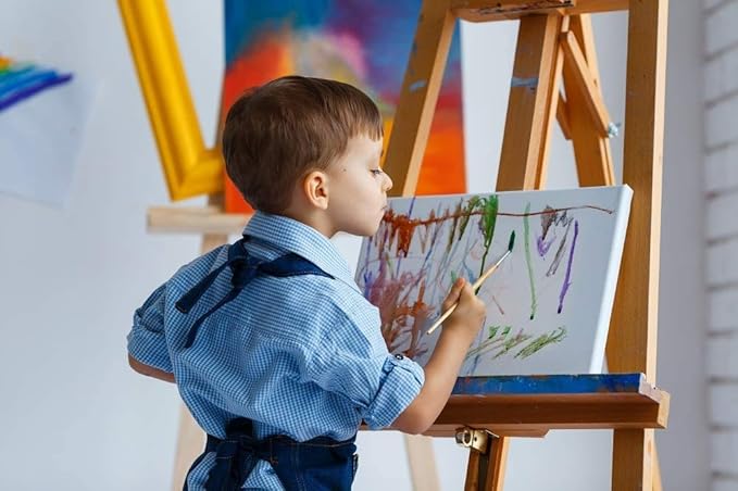 8-Color Watercolor Paint Set for Kids, 36 Pack Washable Watercolors for Party Favors, Gifts, Classroom Supplies (Wood Brushes Included)