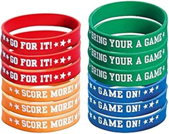 Football Attitude Bracelet, Party Favor