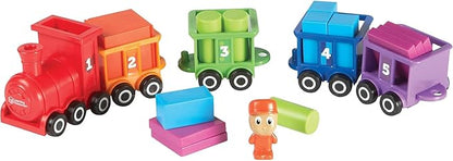 Learning Resources Count & Color Choo Choo, Interactive Train Learning Toy, 21 Pieces, Ages 2+