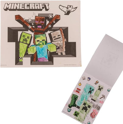 Innovative Designs Minecraft Creative Coloring Canvas Painting and Activity Set for Kids, 1000+ pcs