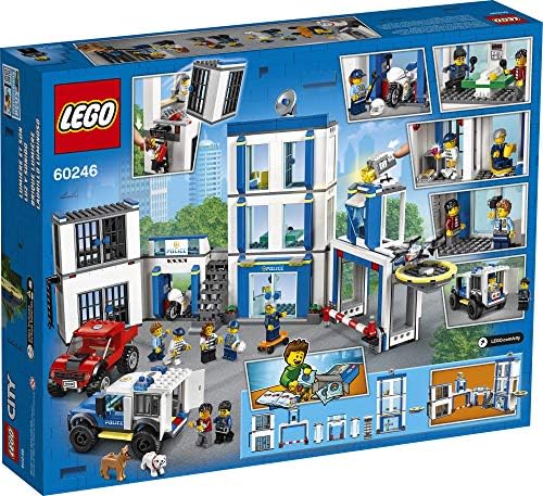 LEGO City Police Station 60246 Police Toy, Fun Building Set for Kids, New 2020 (743 Pieces)