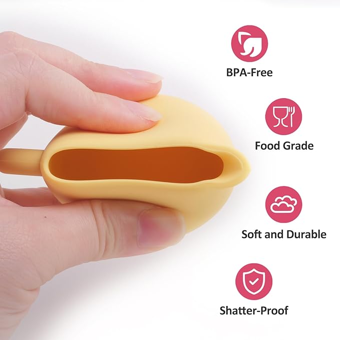 MCGMITT Toy Tea Set, Silicone Tea Party Set for Little Girls Boys, 15 Pcs BPA Free Dishwasher Safe Pretend Tea Set for Toddlers Kids Age 3-6, Non Breakable Cute Toy Kitchen Accessories for Children