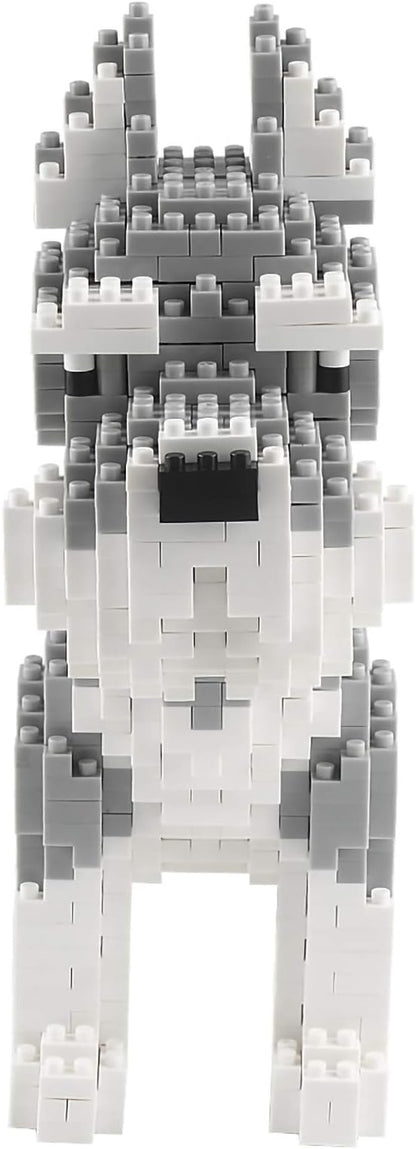 Larcele Dog Micro Building Blocks Pet Mini Building Toy Bricks,880 Pieces KLJM-02 (Schnauzer)