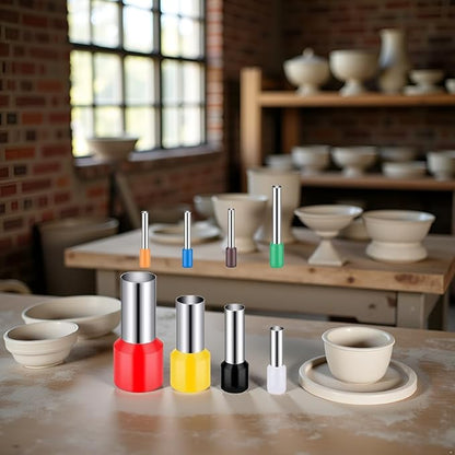 8Pcs Multicolor Clay Circle Cutters Set,Clay Molds Household Tool for Polymer Ceramic Crafts Handmade Supplies Clay Cutters Set of Circle Cutters for Earrings Ceramics and Pottery Ceramic and Pottery