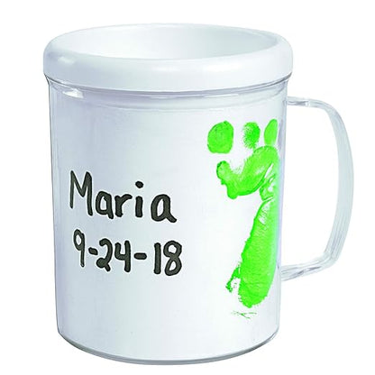 Colorations Design Your Own Mugs, Great Craft Project for Kids, Create a Keepsake, 12 Mugs, Ideal Mothers Day or Fathers Day Gift, Birthday or Holiday, CanBbe personalized & individually designed