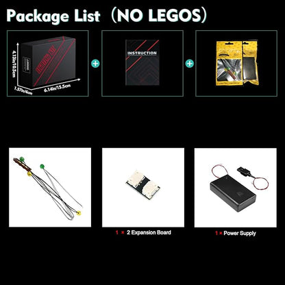 VONADO LED Light Kit Compatible with Lego Minecraft The Frog House 21256 (Lights Only, No Models) Creative Lighting Set Accessories Compatible with Lego 21256 for Adults