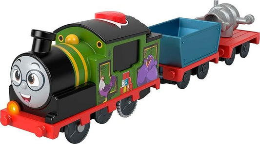 Thomas & Friends Motorized Toy Train Talking Whiff Engine with Sounds Phrases & Cargo Car for Preschool Pretend Play Kids Ages 3+ Years