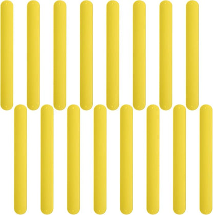 Silicone Rubbber Slap Bracelets Plain Slap Bracelets Wrist Soft and Safe Slap Bands Wrap Band for School Party Favors DIY Painting Wristband Craft