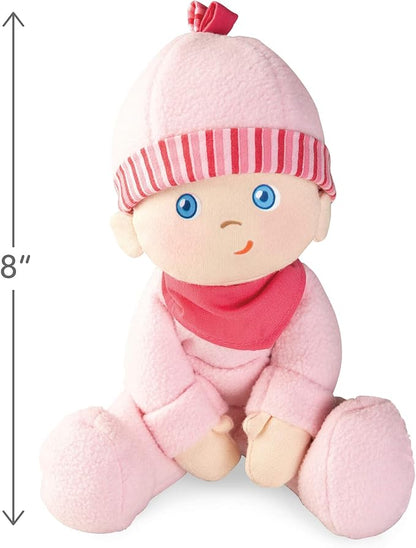 HABA Doll Snug Up Luisa My First Baby Doll, Machine Washable & Safe for Birth & Up, Baby Dolls, Newborn Toys, Baby Girl Gifts