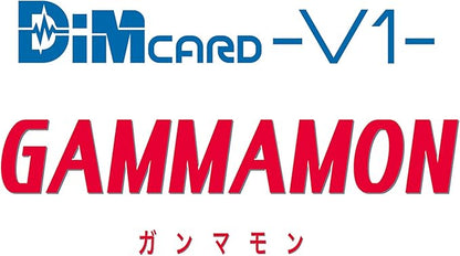 BANDAI Digimon Gammamon DIM Card DIM Card Expansion for The Vital Bracelet| Raise New Electronic Pets with This Vital Bracelet Card | Great Electronic Toy Gift