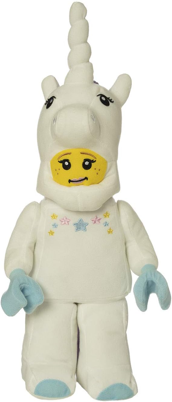 Lego Minifigure Unicorn Girl 17" Plush Character
