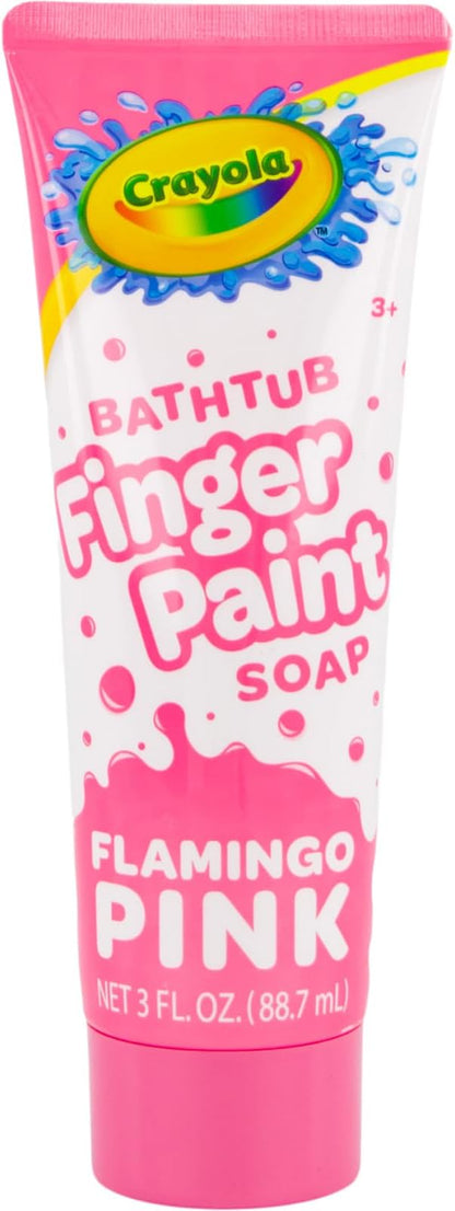 Crayola Bathtub Fingerpaint 5 Color Variety Pack, 3 Ounce Tubes (Bluetiful Blue, Screamin' Green, Radical Red, Flamingo Pink, Royal Purple) Color Your Bath Easily Washable Finger Paints