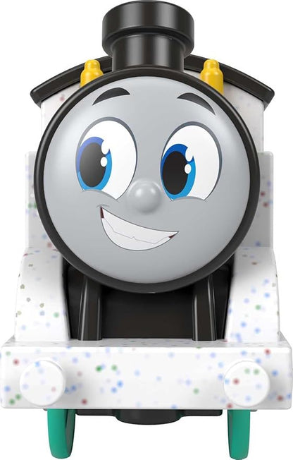 Thomas & Friends Motorized Toy Train, Wobbly Cake Thomas Engine with Cargo Cars & Pieces for Pretend Play Preschool Kids Ages 3+ Years