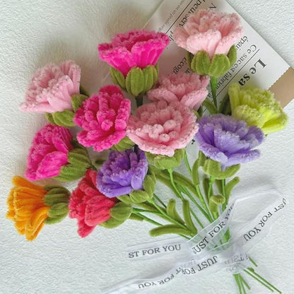 300 Pcs Thick Pipe Cleaners Craft Supplies 3 Assortment Pink Green Carnation Color Chenille Stems for Art and Craft Projects Creative DIY Christmas Mother's Day Decorations (Carnation color-300pcs)