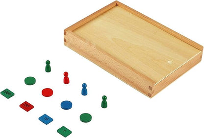 Yanhan Montessori Stamp Game Professional Version Math Material Kids Early Development Wooden Toy School Teaching Aids