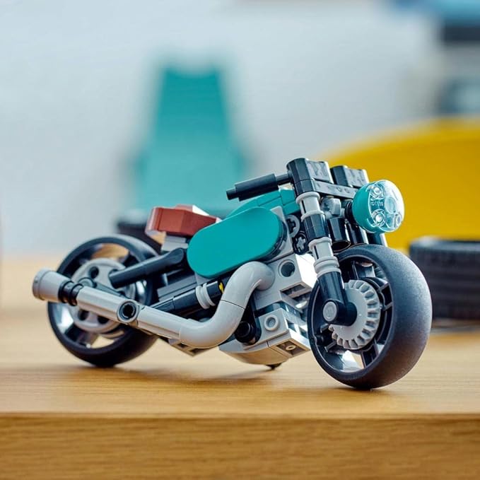 LEGO Creator Vintage Bike 31135 Toy Blocks, Present, Vehicle, Glue, Boys, Girls, Ages 8 and Up