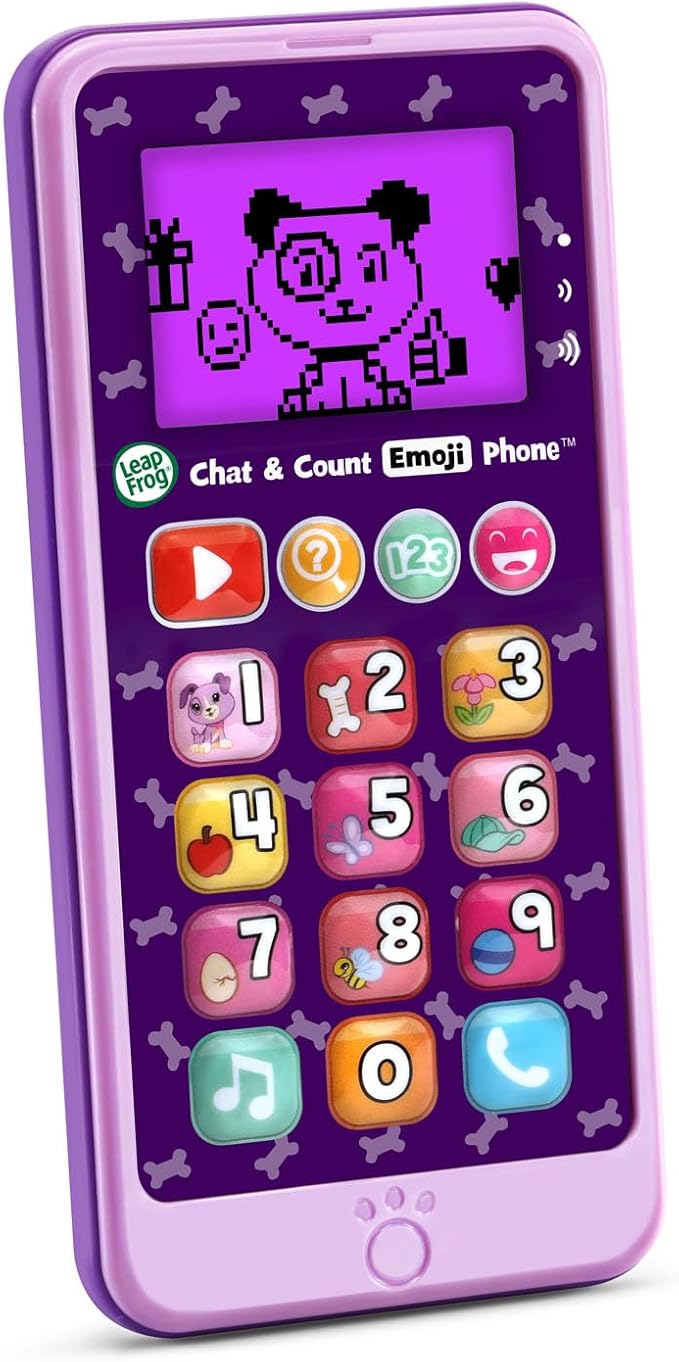 LeapFrog Chat and Count Emoji Phone, Purple