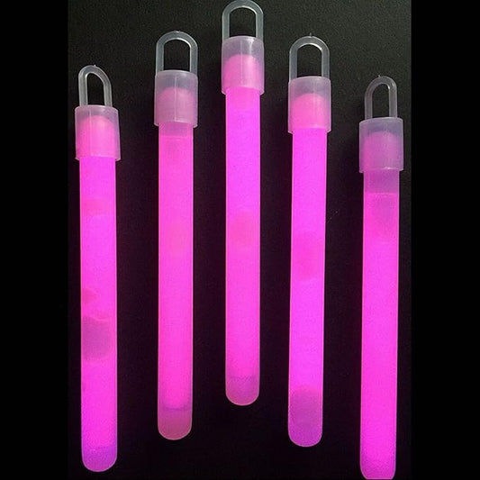 Glow Sticks Bulk Wholesale, 50 4” Pink Glow Stick Light Sticks. Bright Color, Kids Love Them! Glow 8-12 Hrs, 2-Year Shelf Life, Sturdy Packaging, GlowWithUs Brand
