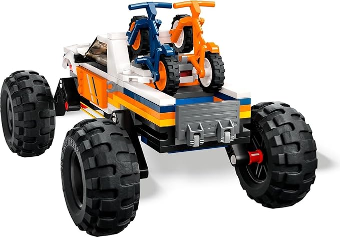 LEGO City 60387 4WD Off-Road Adventure Toy Blocks, Present, Vehicle, Glue, Boys, Girls, Ages 6 and Up