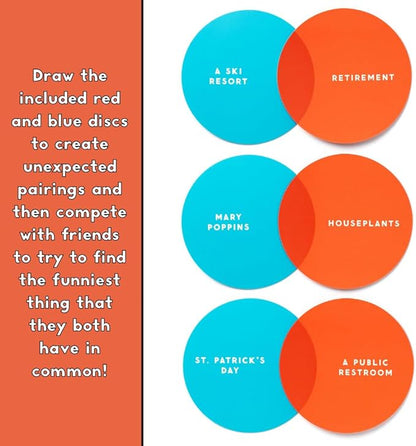 I've Venn Thinking – Fun Party Card Game About Finding Funny Common Things from Unexpected Pairings for Adults, Ages 13+