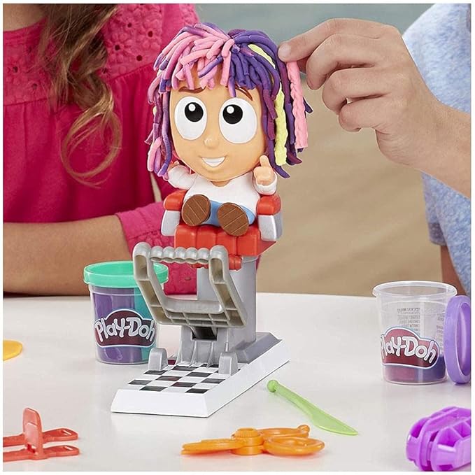Play-Doh Crazy Cuts Stylist Set, Hair Salon Toy with Tools & 8 Tri-Color Cans, Back to School Classroom Supplies, Kids Arts & Crafts, Preschool Toys, Ages 3+