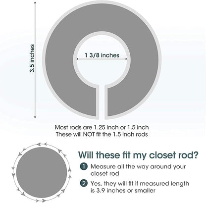 JSF Baby Nursery Closet Hangers, Ultra Thin Non-Slip and Extendable Laundry Infant Pant Hanger for Newborn Clothes 30pcs11-14 Adjustable Children Coat Hanger for Girl Boy Toddler Kids Child