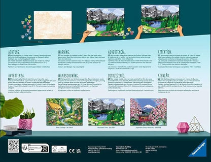 Ravensburger CreArt Mountain View Paint by Numbers Kit for Adults - 20155 - Painting Arts and Crafts for Ages 14 and Up