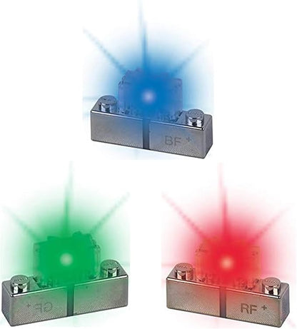 E-Blox Power Blox Builder - Plus Kit 3D LED Light-Up Building Blocks Toys Set for Kids Ages 8+