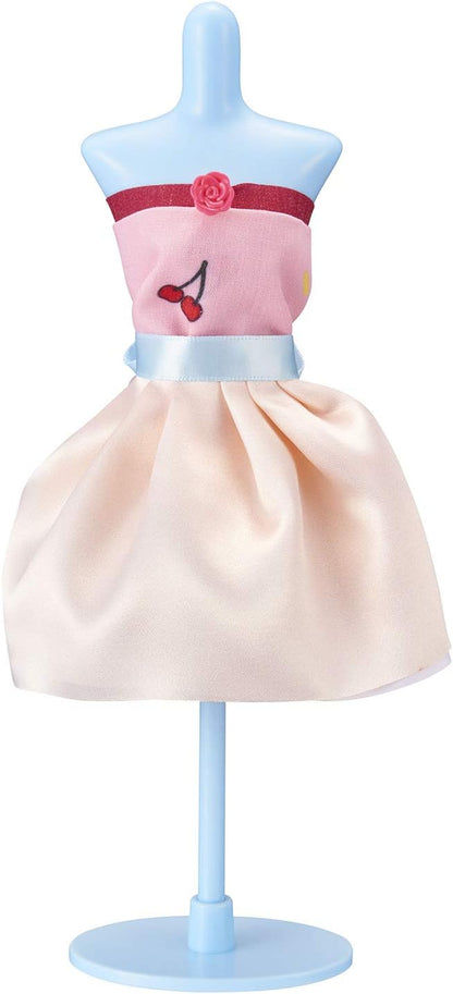 BANDAI 40433 Harumika Fashion Design for Kids-Craft Your Own Catwalk Looks with This Creative Kit-Double Torso Set-'Yummy All Over' Style Includes Reusable Mannequin, Fabric and Accessories