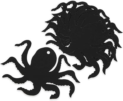 Bright Creations Rainbow Scratch Paper, Ocean Sea Animal Ornaments (50 Pack)