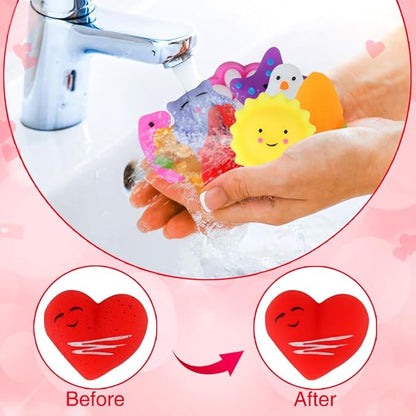 Squishy Toys, 28 Pack Kawaii Squishies and Cards, Gifts for Goodie Bag Stuffers, Party Favors for Kids 4-8 8-12, Treasure Box Classroom Prizes Mochi Squishy Cat Fidget Toys
