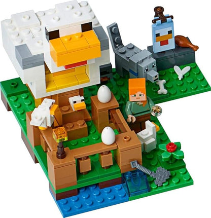 LEGO Minecraft The Chicken Coop 21140 Building Kit , 84 months to 168 months(198 Pieces)