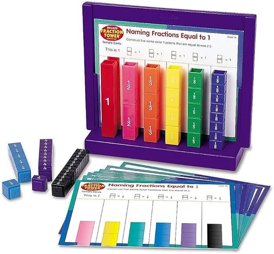 Learning Resources Deluxe Fraction Tower Set (LER2075)