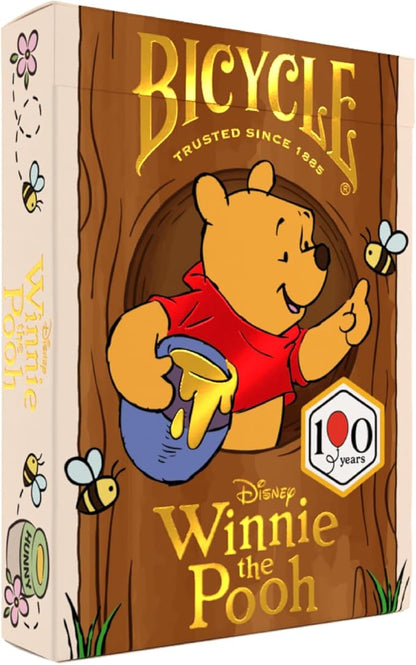 Bicycle Disney Winnie the Pooh Playing Cards – Premium Hundred Acre Wood Deck, Collectible Pooh Bear Toy Gift for Kids & Adults, Classic Disney Card Game Set
