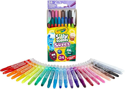 Crayola Silly Scents Twistables Crayons, Sweet Scented Crayons, 24 Count