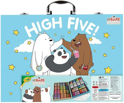 Crayola Inspiration Art Case Coloring Set (125+ Pcs), We Bare Bears Art Kit For Kids, Toys for Girls & Boys, Arts & Crafts Set, Holiday Gift for Kids