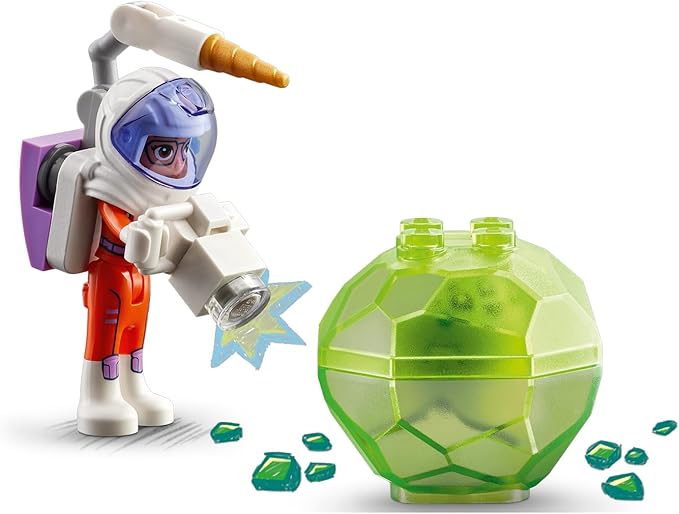 LEGO 42605 Friends Mars-Raumbasis mit Rakete, 3 Spielfiguren ,1 Katze, Rover