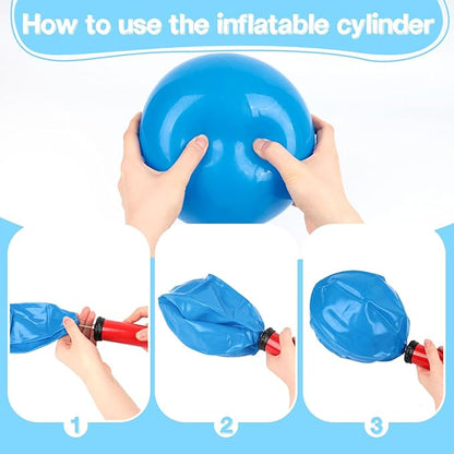 AMOR PRESENT 6PCS Playground Ball, 8.5 Inches Inflatable Rubber Kickball Dodgeballs for Kids and Toddlers, Inflatable Balls for Indoor and Outdoor Games, Goodie Bags Stuffers, Dog Toys