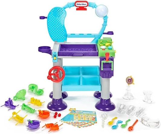 Little Tikes STEM Jr. Wonder Lab Toy with Experiments for kids Multicolor, 28.00 L x 16.00 W x 33.50 H Inches