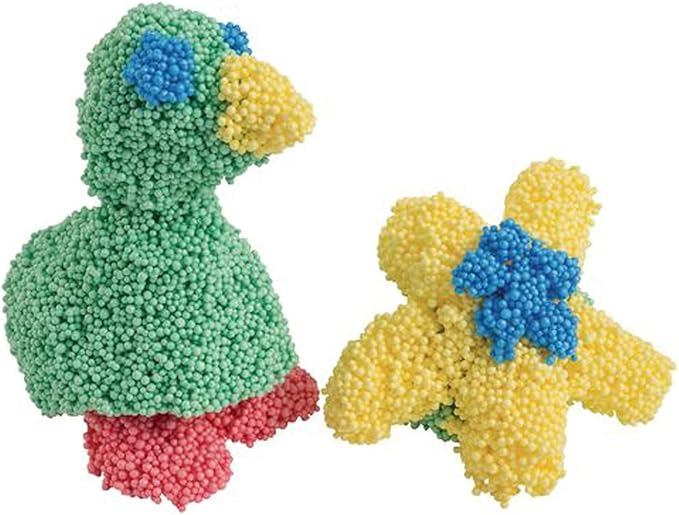 3 Colors Floam Clay Eggs, Foam Modeling Clay Supplies Toys Foam Beads Play Kit, DIY Educational Art Craft for Boys Girls, Kindergarten Preschool Creative Toys