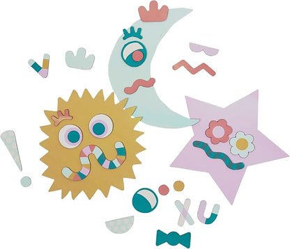 Manhattan Toy On-The-Go Making Faces 44-Piece Magnetic Travel Activity Toy for Kids 3 Years and Up