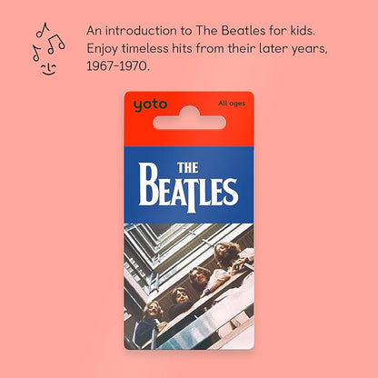 YOTO The Beatles 1967-1970 – Kids Musical Card for Use with Player & Mini All-in-1 Audio Device, Screen-Free Listening with Fun Singalong Rock Pop Songs for Playtime, Parties & Travel