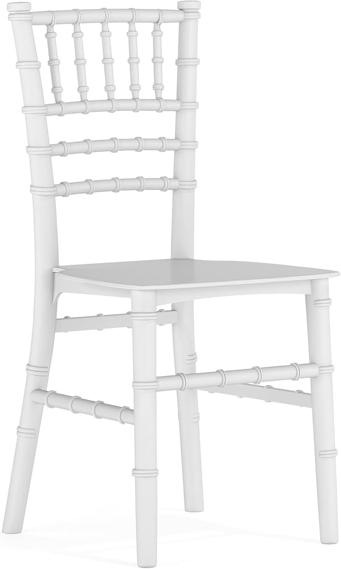 Flash Furniture Hercules Series Children's Resin Event Chair, Commercial/Residential All Occasion Chair, 330 lb. Static Weight Capacity, White