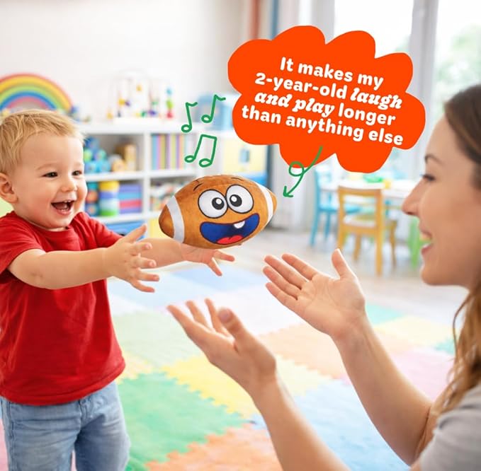 Move2Play, Hilariously Interactive Toy with Music & Sound Effects for Boy & Girl | Ball for Toddler & Baby | 6, 12, 18+ Months | 1, 2, 3+ Year Old