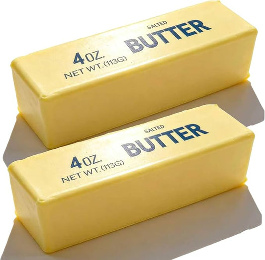 2026 Upgraded Slow Rebound Butter Squeeze Stress Balls, Soft Butter Stick Squishies Toy, Slow Rising Sensory Fidget Toy for Stress Relief & Calming（2PCS）