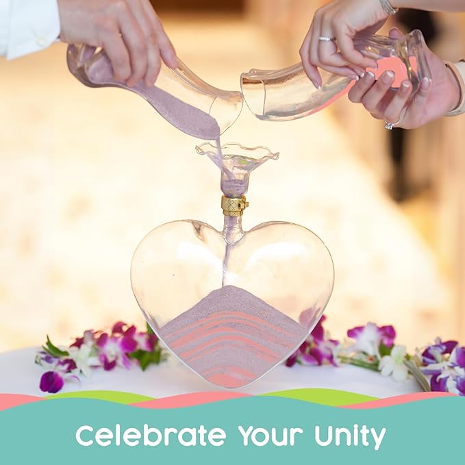 Sandsational Sparkle Lilac Unity Sand -1.5 LB (22 oz), Light Colored Sand for Weddings, Vase Filler, Home Décor, Craft Sand, Aquarium Sand, and More