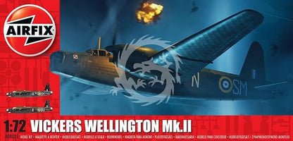 Airfix Vickers Wellington MK II 1:72 WWI Military Aviation Plastic Model Kit A08021