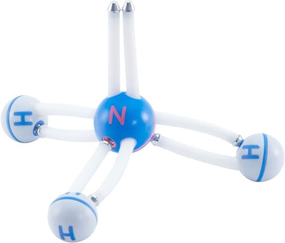 Happy Atoms Magnetic Molecular Modeling Complete Set | Intro to Atoms, Molecules, Bonding, Chemistry | Create Thousands of Molecules, 216 Activities, Plus Free Educational App for iOS, Android