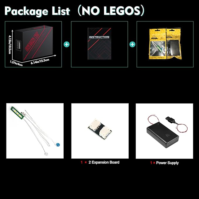 VONADO LED Light Kit Compatible with Lego Minecraft The Turtle Beach House 21254 (Lights Only, No Models) Creative Lighting Set Accessories Compatible with Lego 21254 Building Set