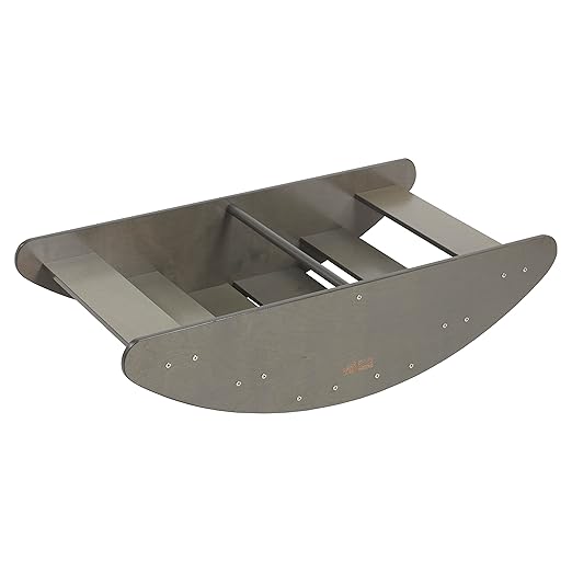 ECR4Kids Rocking Boat and Steps, Play Center, Grey Wash